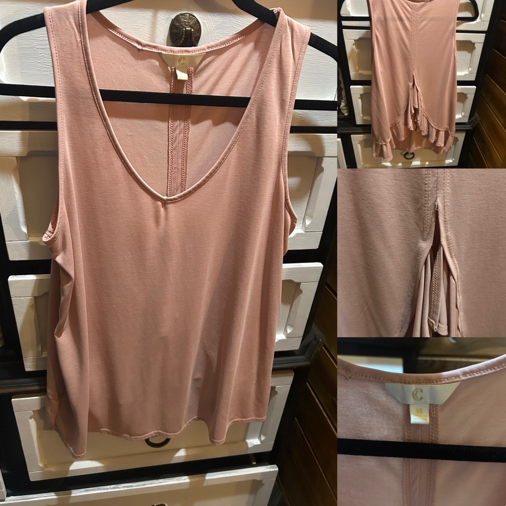 Pink Sleeveless Top